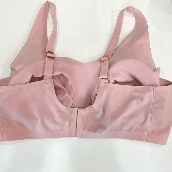PARATUS OMNIA LAPIS Bonded Wirefree Bra In Pink Size 4XL Full Cup - Picture 10 of 12
